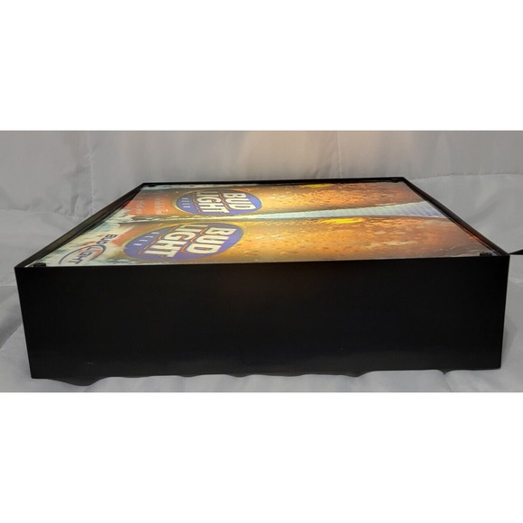 Vintage Budweiser Light Beer Home/Game Bar Electric Light Up Display Sign -WORKS - Picture 13 of 16